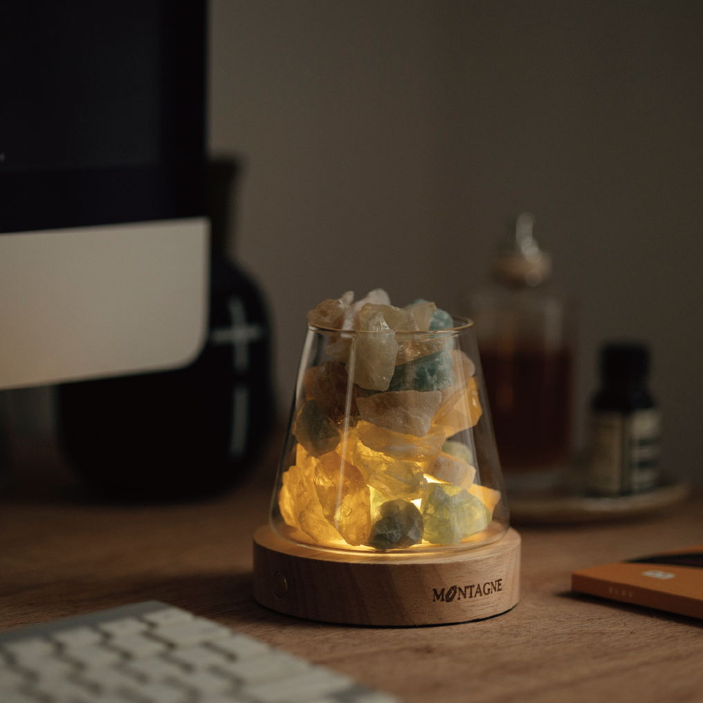 新年招財款｜水晶擴香｜綠螢石Ｘ黃水晶Ｘ白水晶