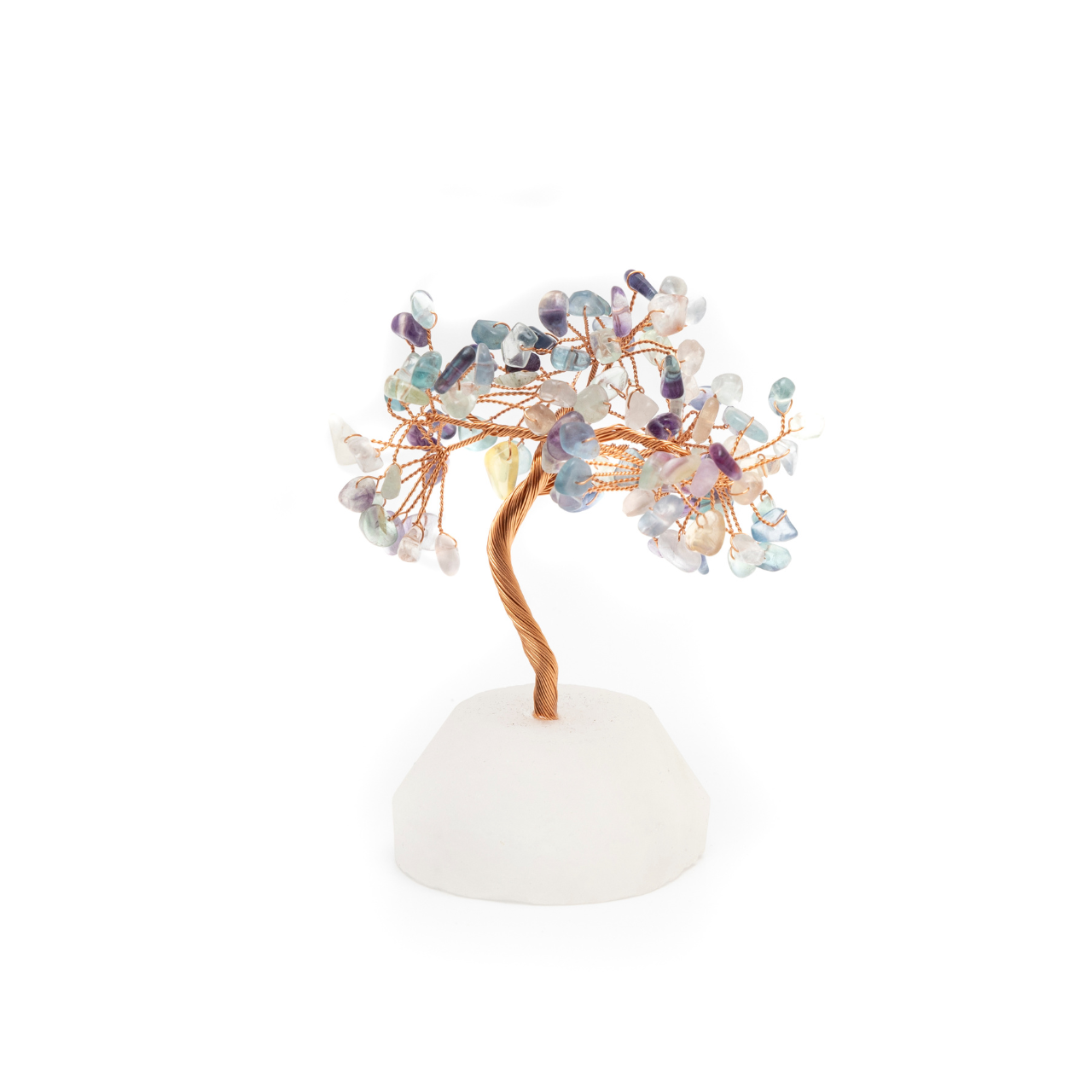 原礦水晶樹丨Treasure Tree｜白水晶。彩螢石丨淨化。增強