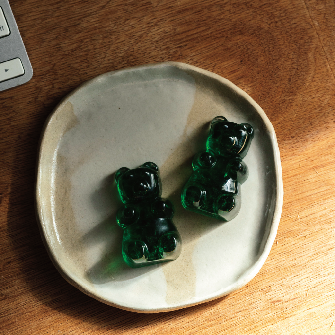 Gummy bear｜綠東陵｜公仔。紙鎮