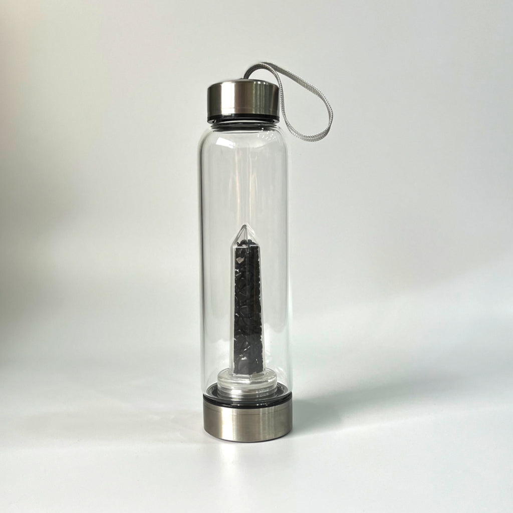 天然水晶石柱能量瓶(碎石款)