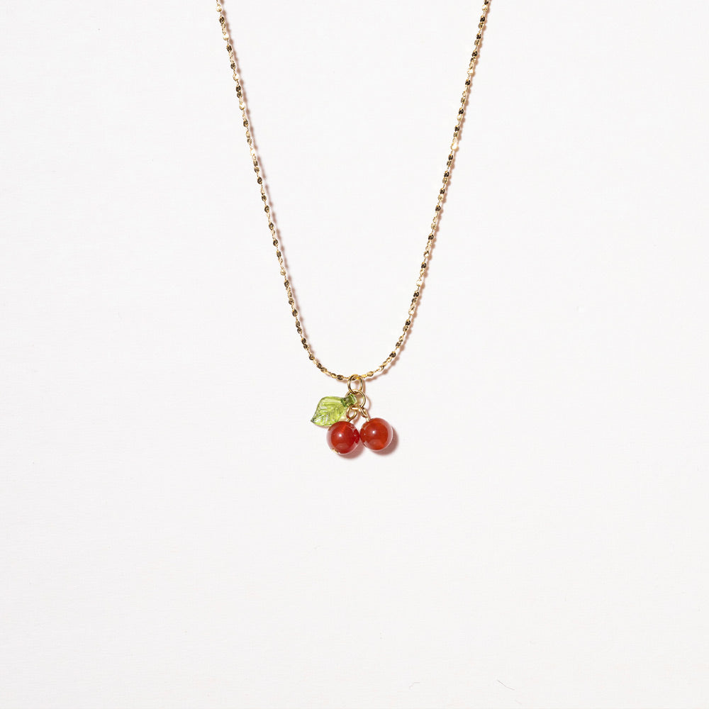 Cherry｜紅瑪瑙鎖骨鏈