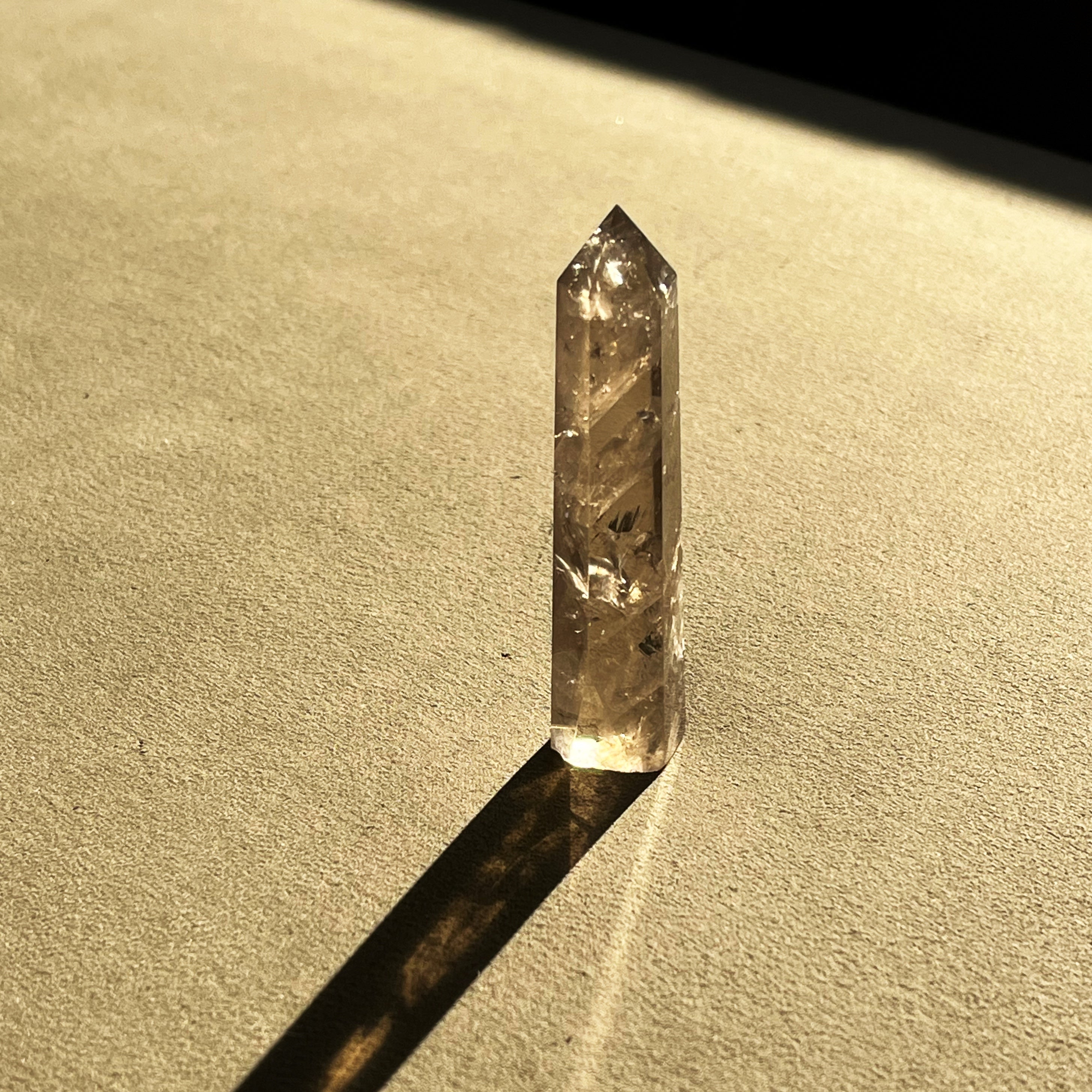 茶水晶｜柱水晶